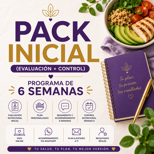 Pack inicial (Programa de 6 semanas)